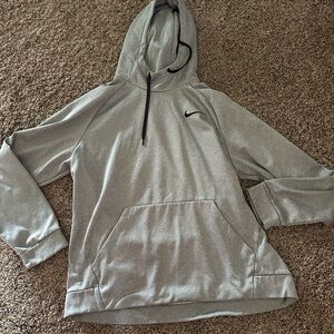Nike Men's Gray Hoodie Sweater xl dri fit wore once